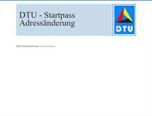 Tablet Screenshot of adresse.dtu-info.de